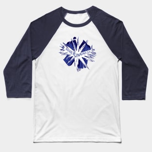 Exploding WRC Logo Baseball T-Shirt